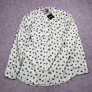 NWT Eddie Bauer Womens Shirt XL Pinecone Adventurer 3.0 Hiking UPF Travel